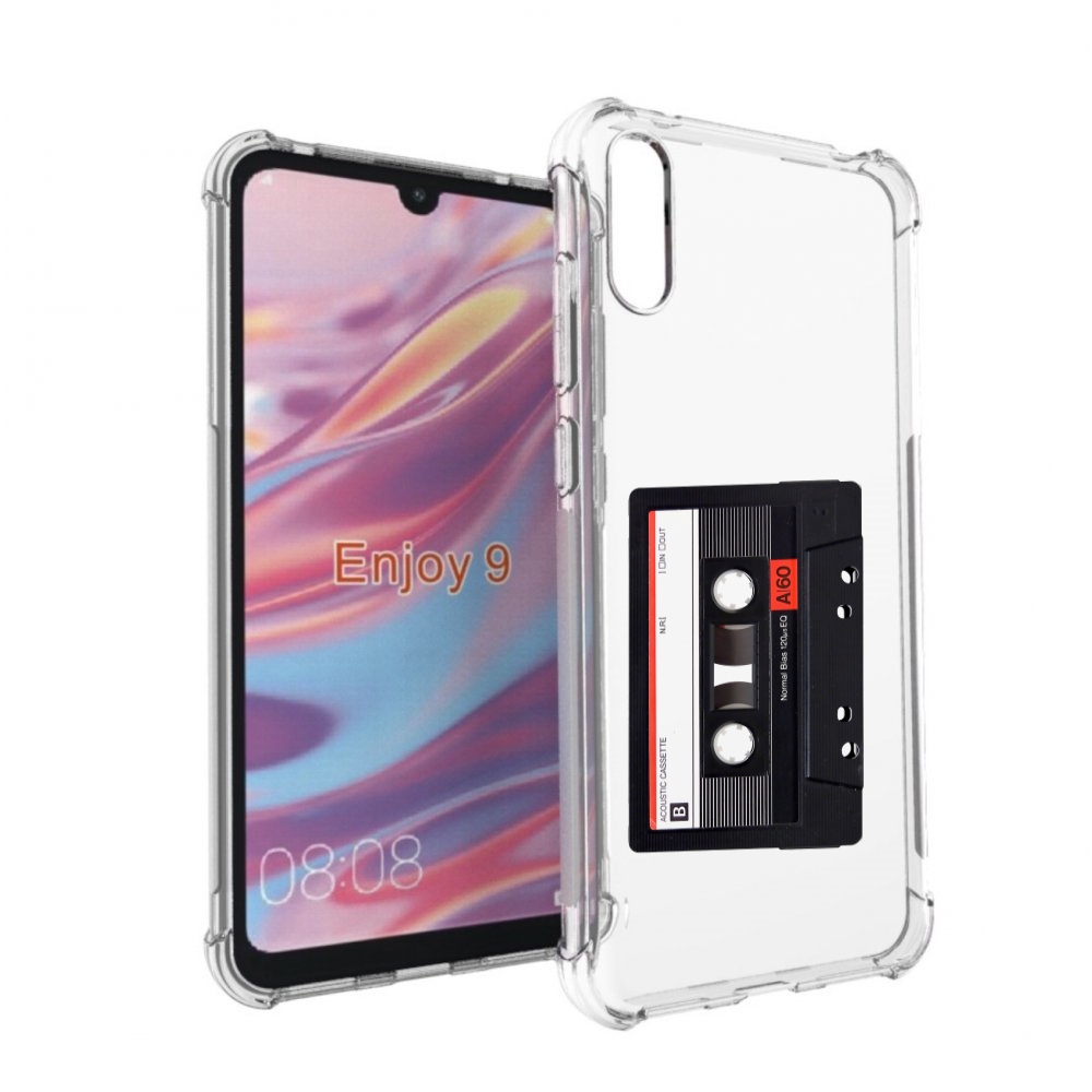 

Чехол бампер MyPads касета для Huawei Enjoy 9, Прозрачный, Tocco