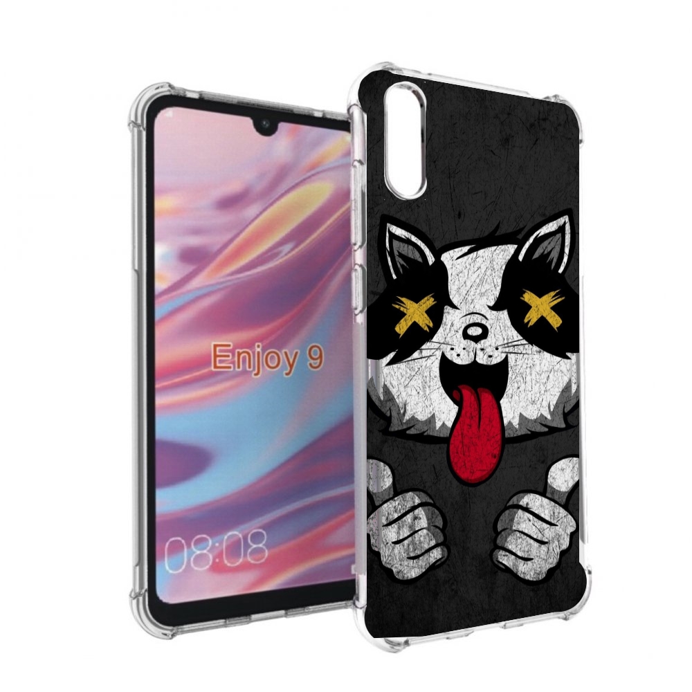

Чехол бампер MyPads классный зверек для Huawei Enjoy 9, Прозрачный, Tocco
