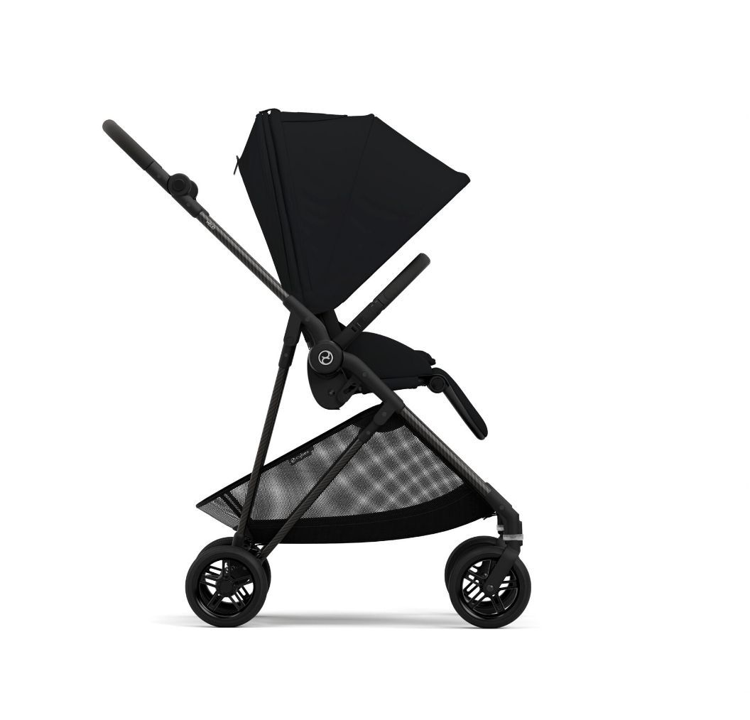 Коляска прогулочная Cybex Melio Carbon 2023 черный