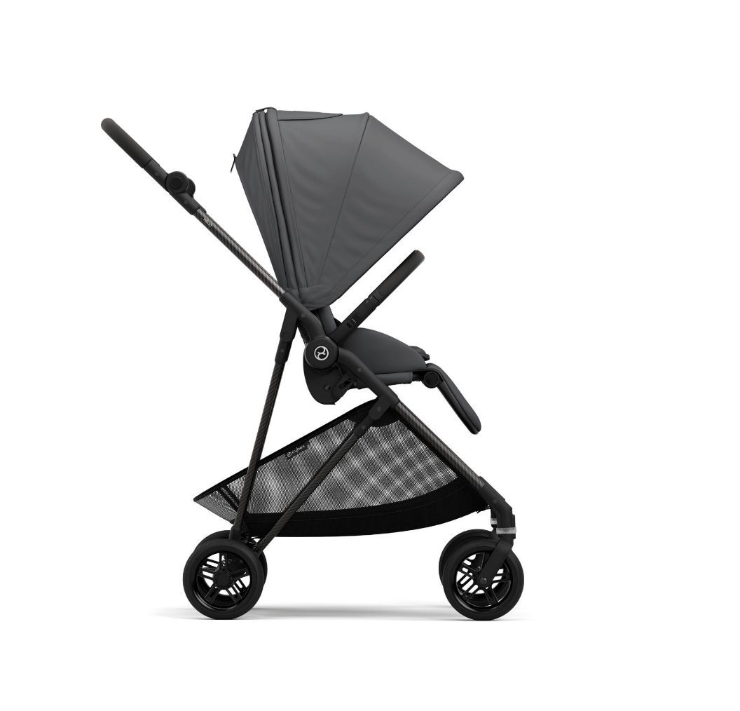 Коляска прогулочная Cybex Melio Carbon 2023 серый