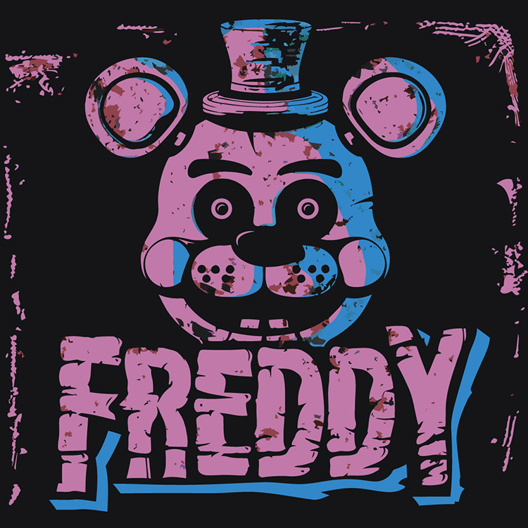 Картина по номерам Цветное Фнаф Five nights at Freddy's Фредди 40x40