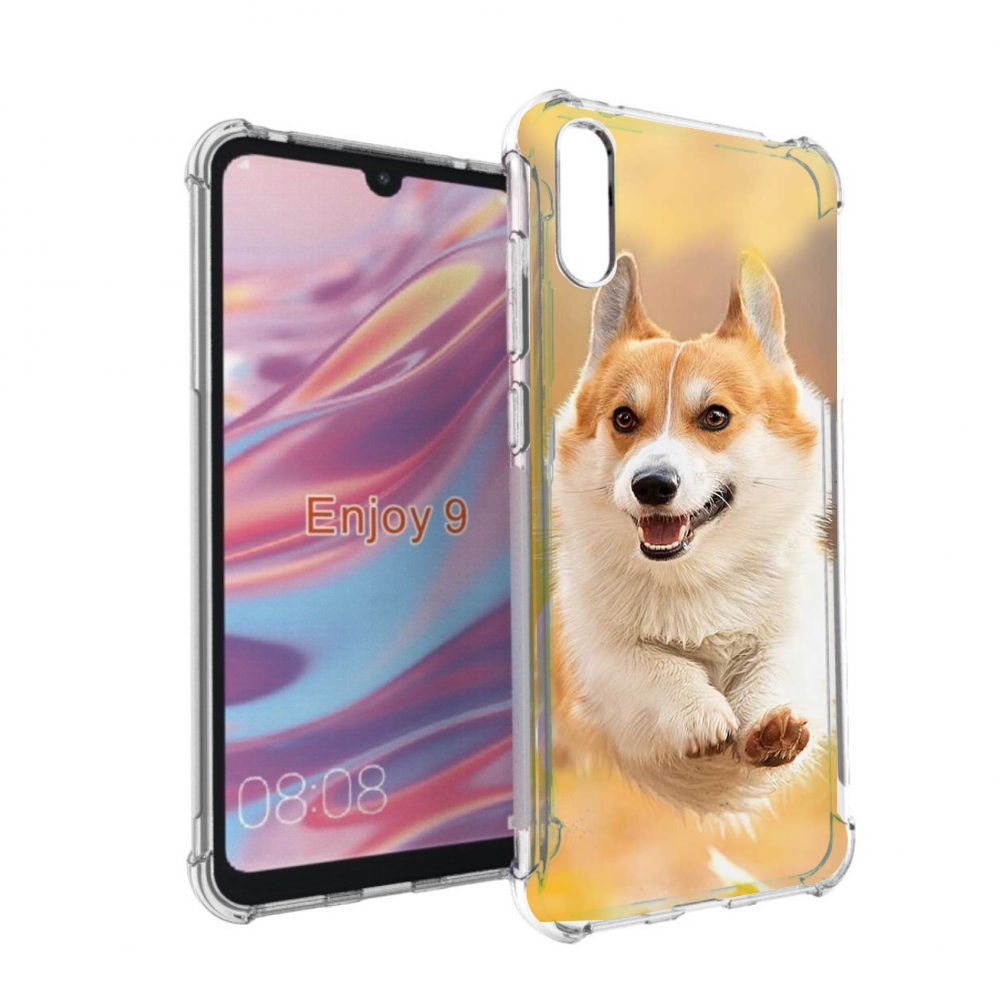 Чехол бампер MyPads когри собака для Huawei Enjoy 9