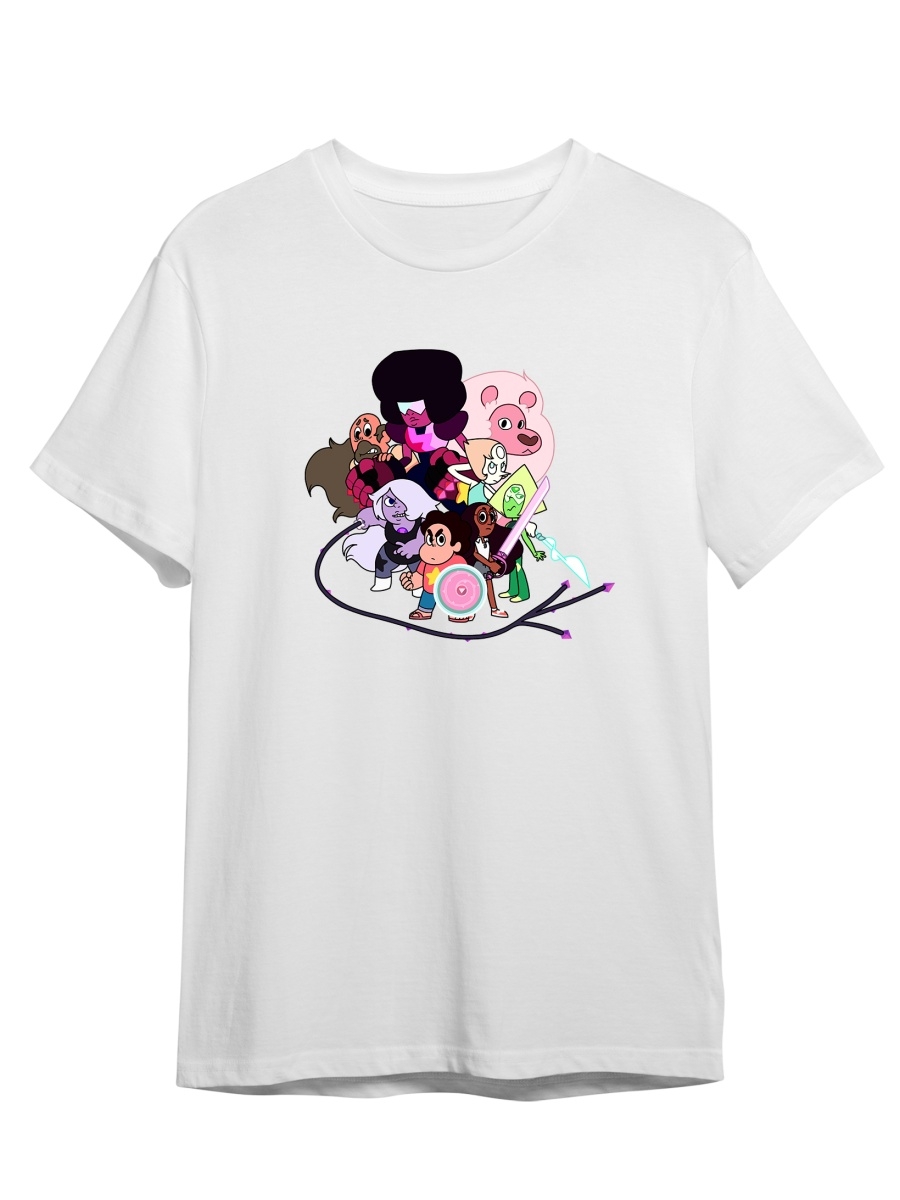 

Футболка унисекс СувенирShop Steven Universe/Вселенная Стивена 8 белая 2XL (52-54), "Steven Universe/Вселенная Стивена" 8