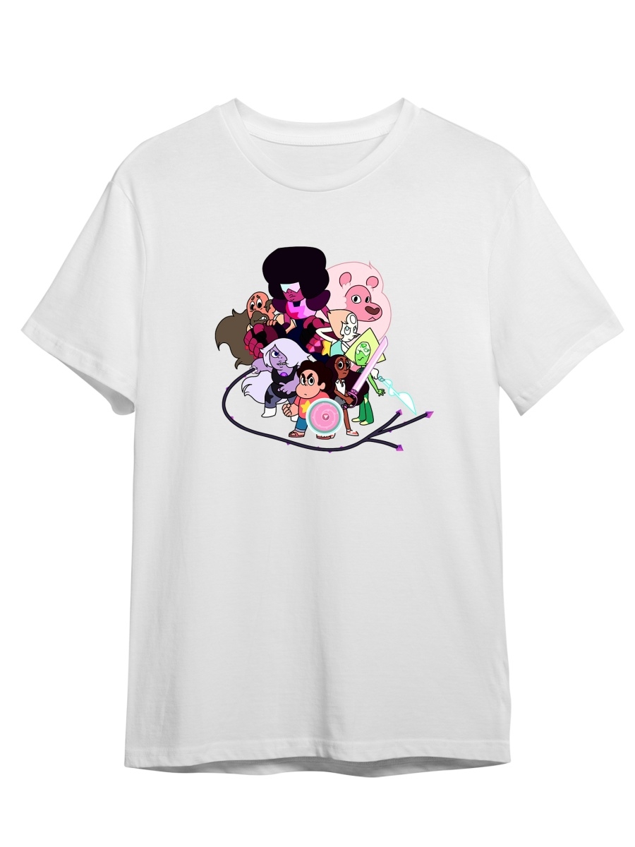 

Футболка унисекс СувенирShop Steven Universe/Вселенная Стивена 8 белая 3XL (56-58), "Steven Universe/Вселенная Стивена" 8