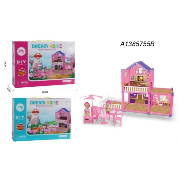 

Дом для кукол, с аксессуарами и фигурками (в асс.) арт A1385755B