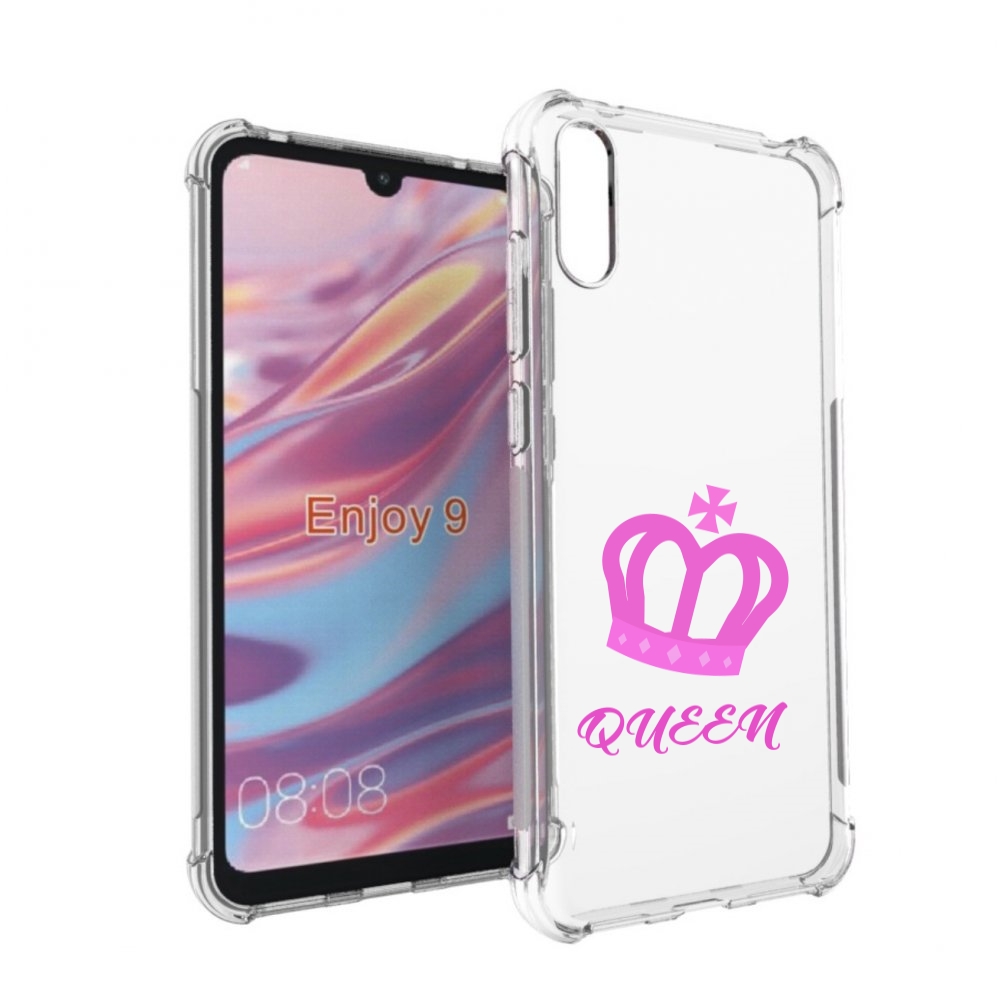 

Чехол бампер MyPads корона-королевы-розовый для Huawei Enjoy 9, Прозрачный, Tocco