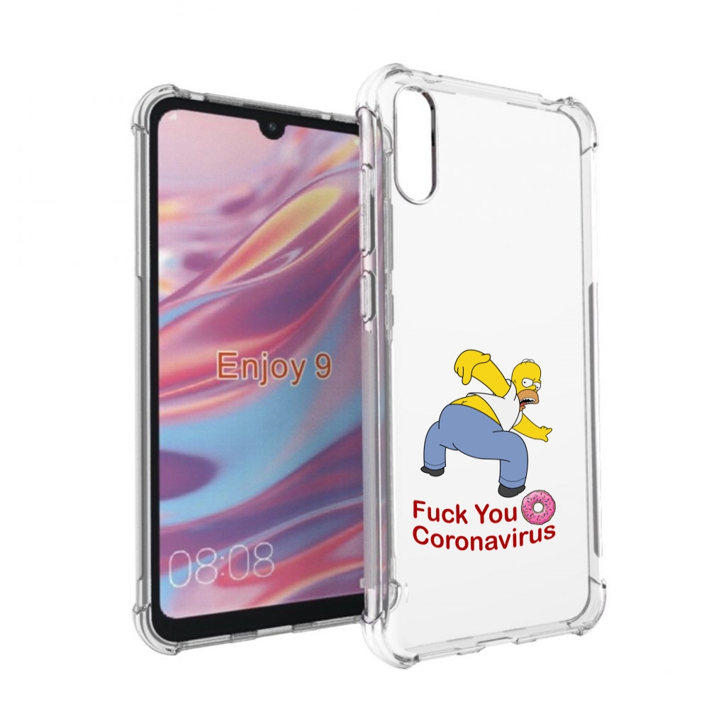 

Чехол бампер MyPads корона-уходи для Huawei Enjoy 9, Прозрачный, Tocco