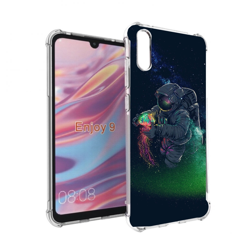 

Чехол бампер MyPads космонавт-с-оружием-арты для Huawei Enjoy 9, Прозрачный, Tocco