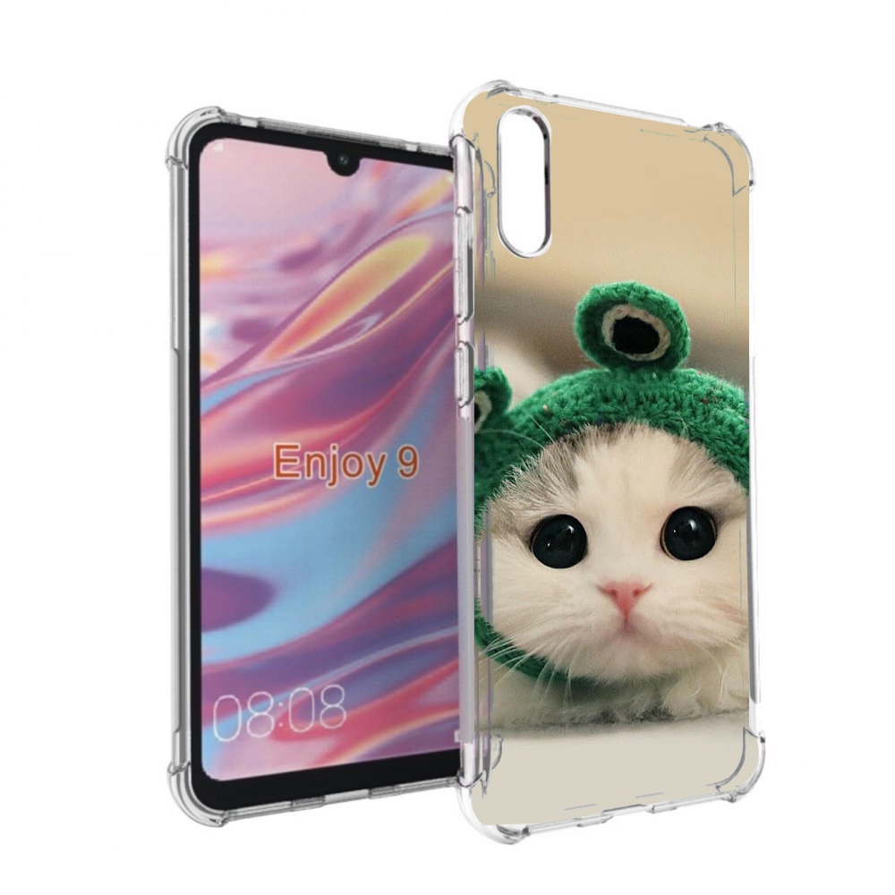 

Чехол бампер MyPads кот-лягушка детский для Huawei Enjoy 9, Прозрачный, Tocco