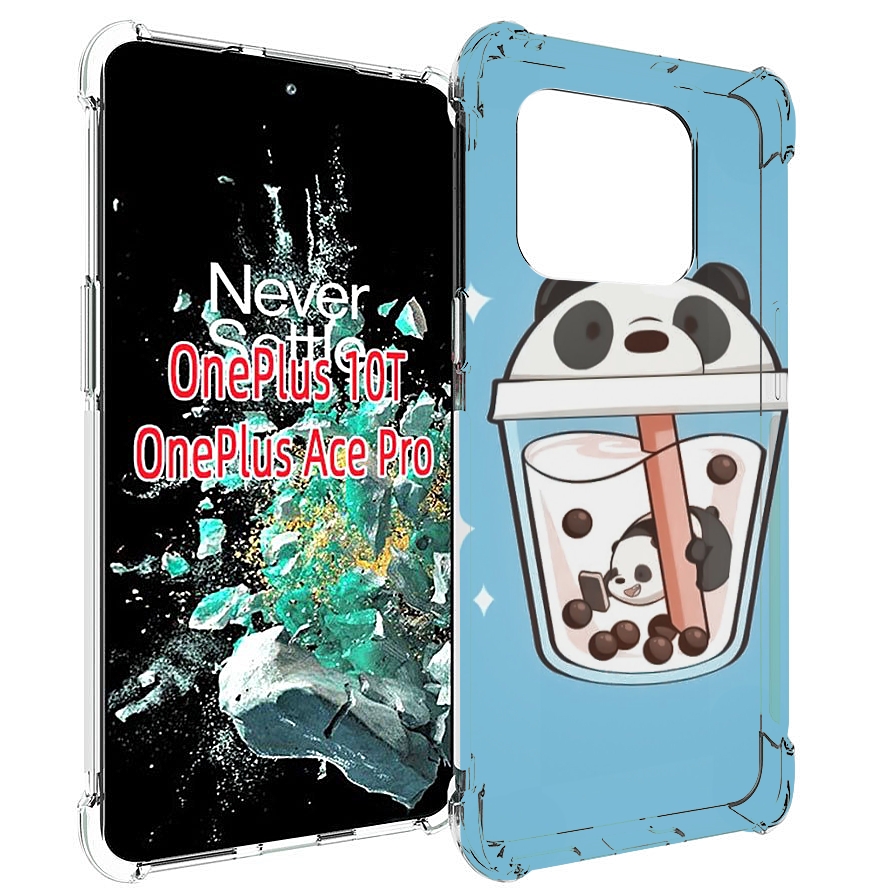 

Чехол MyPads Bubble tea для OnePlus 10T, Прозрачный, Tocco