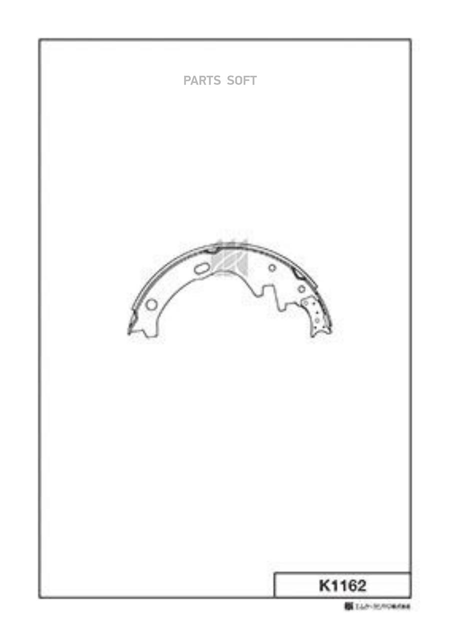 

Тормозные колодки Kashiyama задние барабанные K1162
