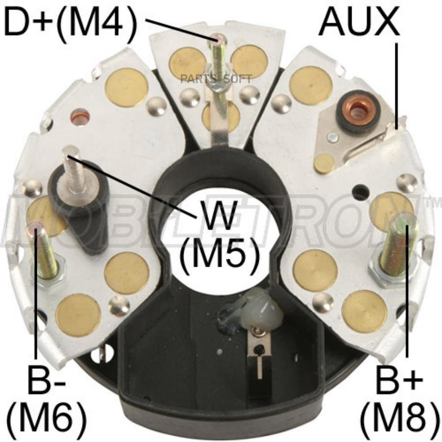 MOBILETRON Диодный мост генератора  1шт