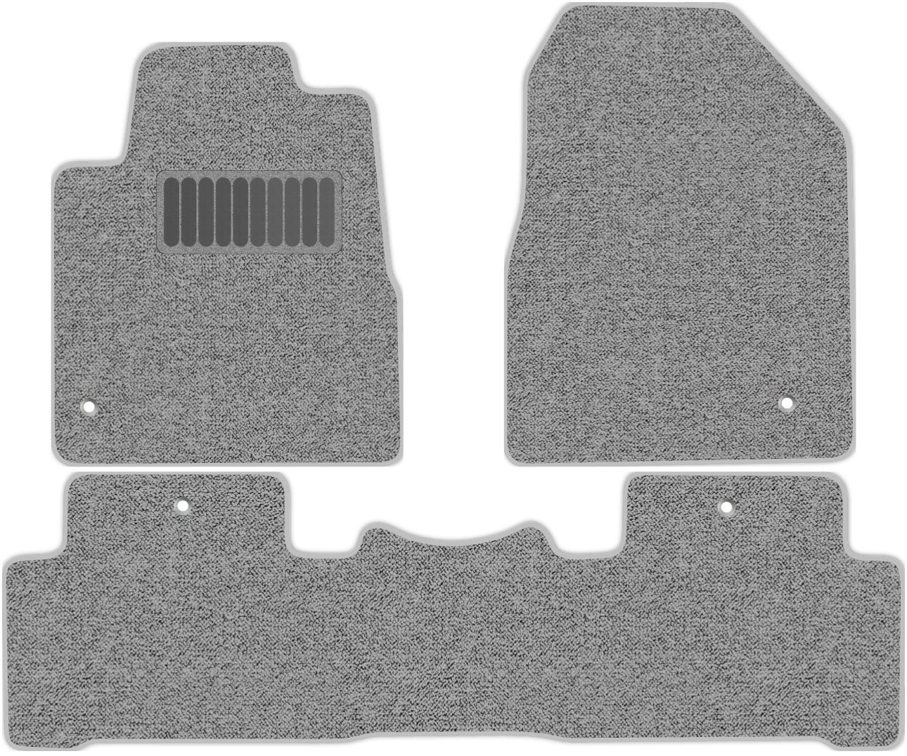 

Коврики в салон Комфорт для Honda Pilot (YF4) 2008 - 2015, 3 шт. серый, текстиль, 2324-W3Y-D