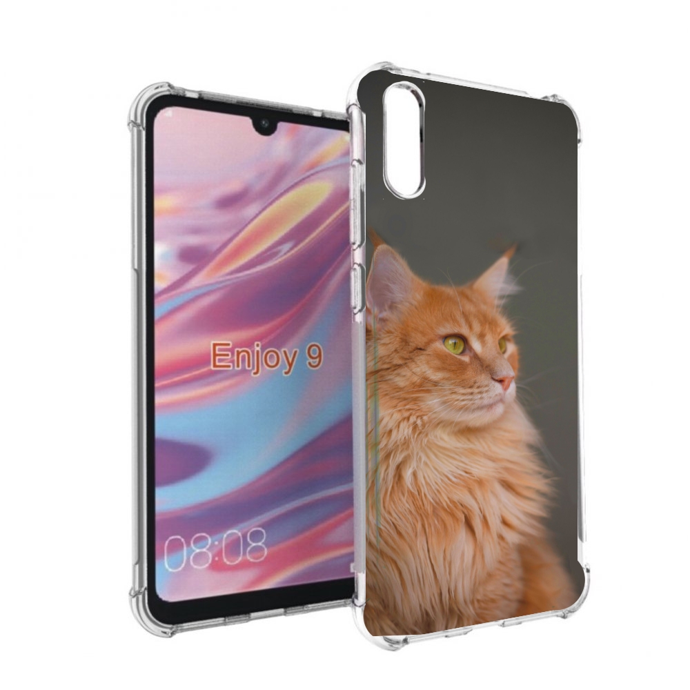 Чехол бампер MyPads кошка меи?н кун 1 для Huawei Enjoy 9