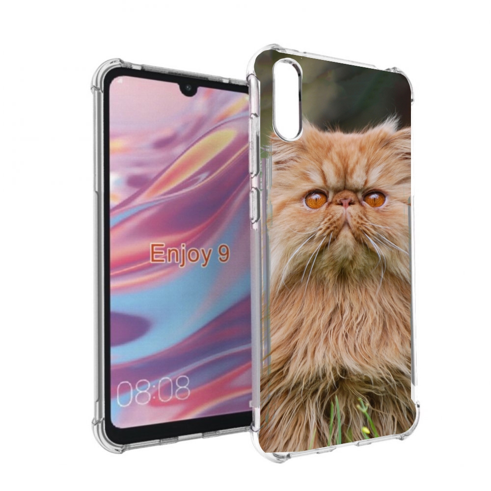 Чехол бампер MyPads кошка персидская для Huawei Enjoy 9