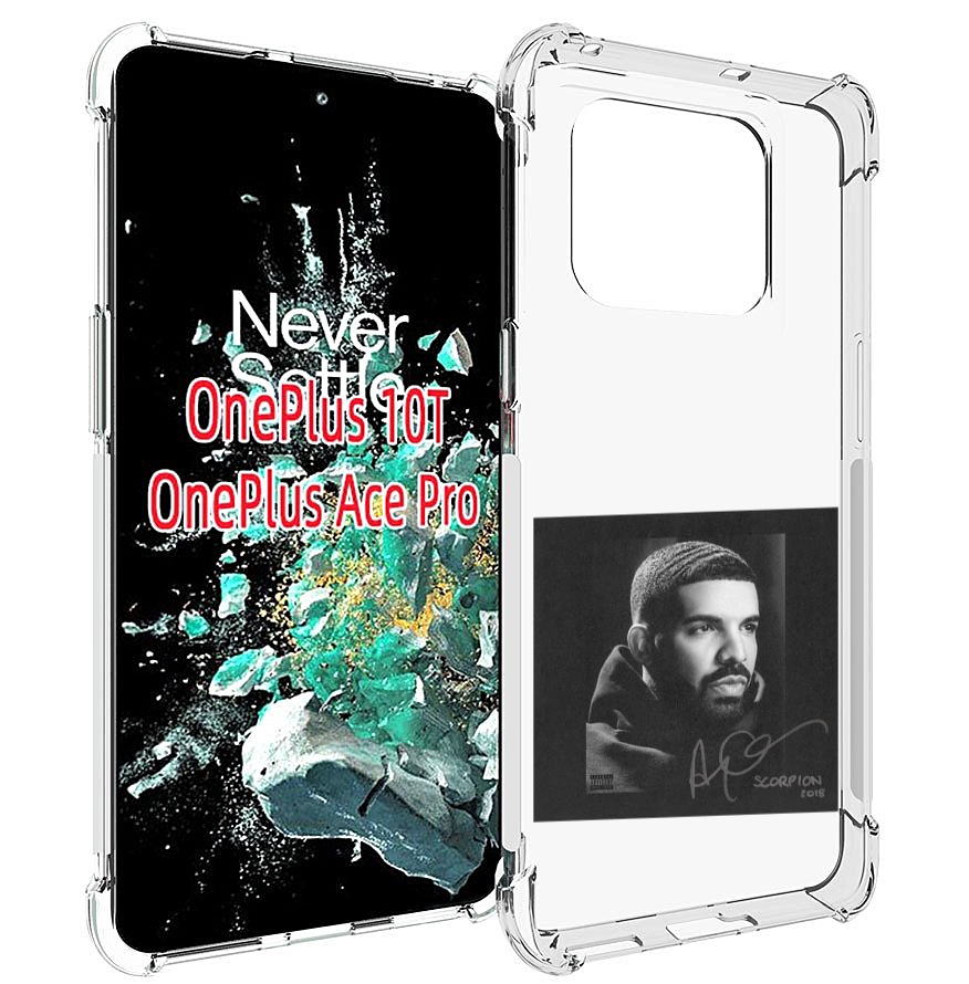 

Чехол MyPads Drake - Scorpion для OnePlus 10T, Прозрачный, Tocco