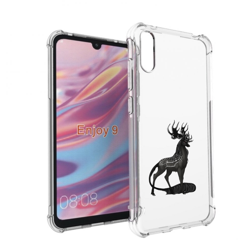 

Чехол бампер MyPads красивый-черный-олень для Huawei Enjoy 9, Прозрачный, Tocco