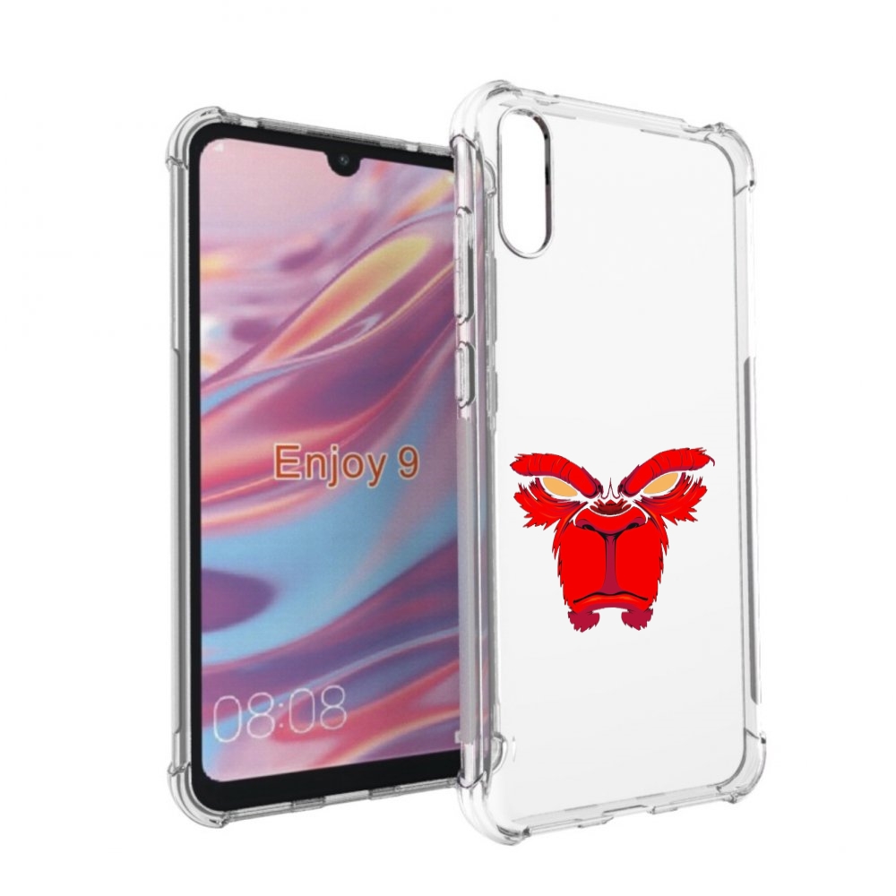

Чехол бампер MyPads красная обезьяна в темноте для Huawei Enjoy, Прозрачный, Tocco