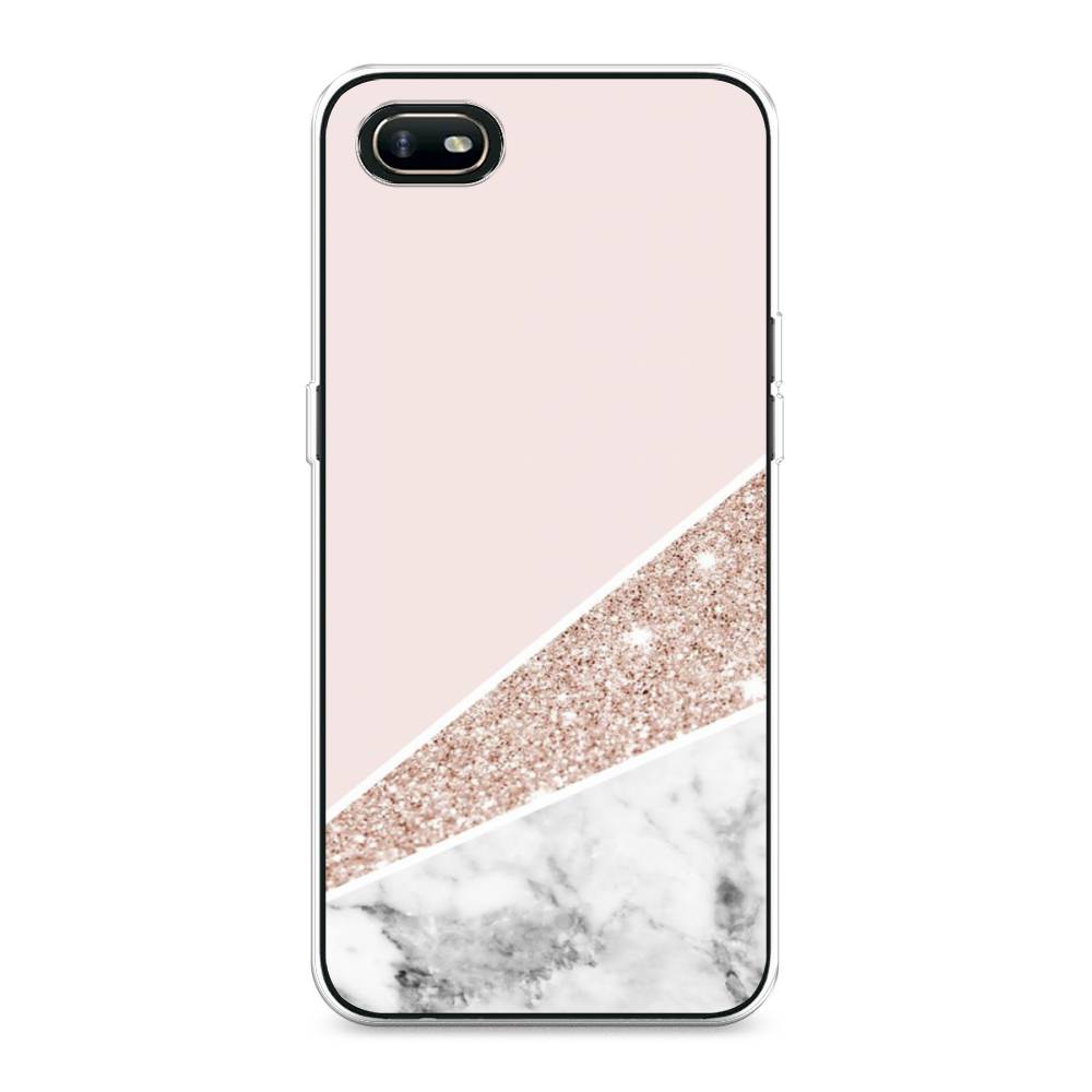 

Чехол на Oppo A1k "Блестящий розовый мрамор", 252150-3