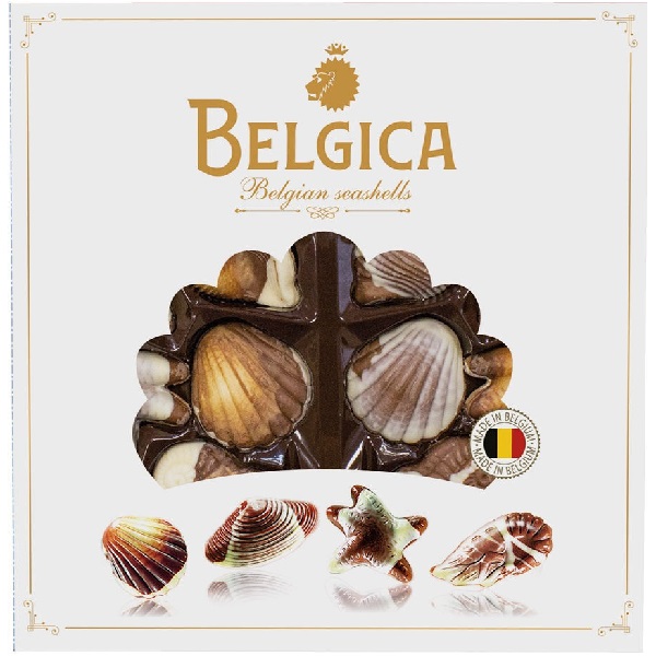 

Конфеты BELGICA С ПРАЛИНЕ SEASHELLS НГ 250Г