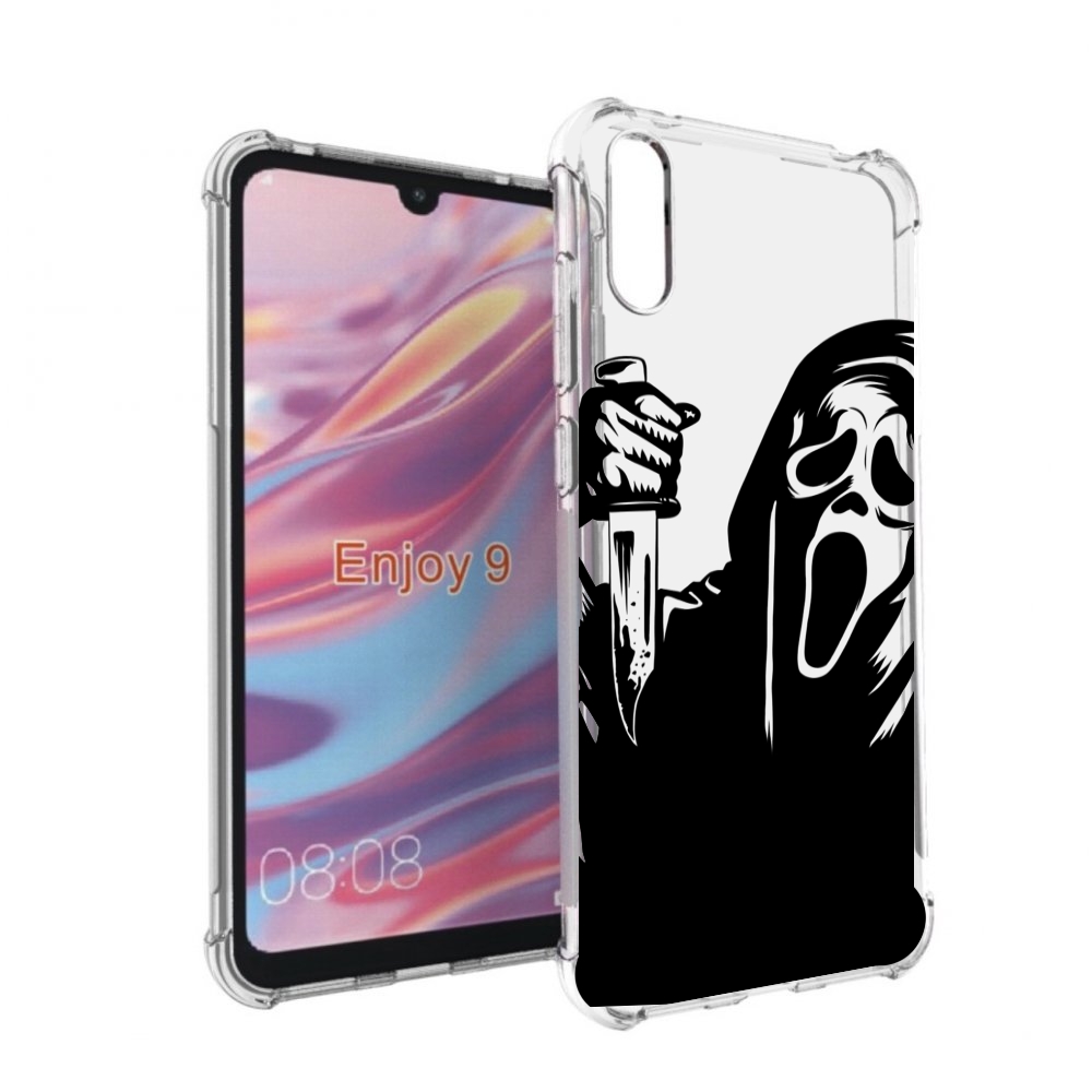 

Чехол бампер MyPads крик-с-ножом для Huawei Enjoy 9, Прозрачный, Tocco