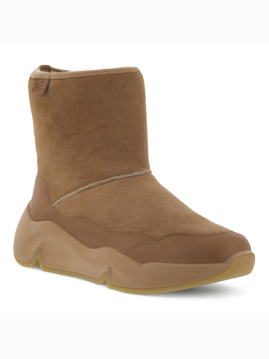 

Угги женские ECCO Chunky Sneaker W бежевые 38 EU, Chunky Sneaker W