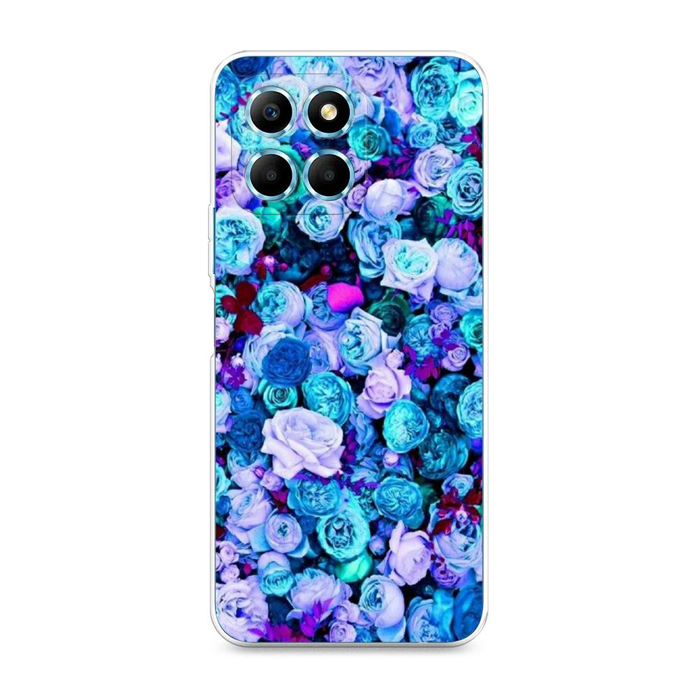 

Чехол на Honor X6s "Цветочный ковер", Фиолетовый, 6120250-2