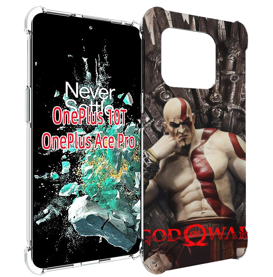 

Чехол MyPads God of War Кратос для OnePlus 10T, Прозрачный, Tocco