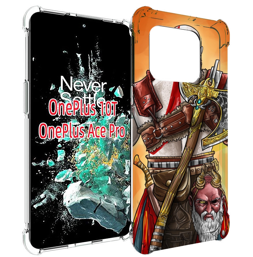 

Чехол MyPads God of War для OnePlus 10T, Прозрачный, Tocco