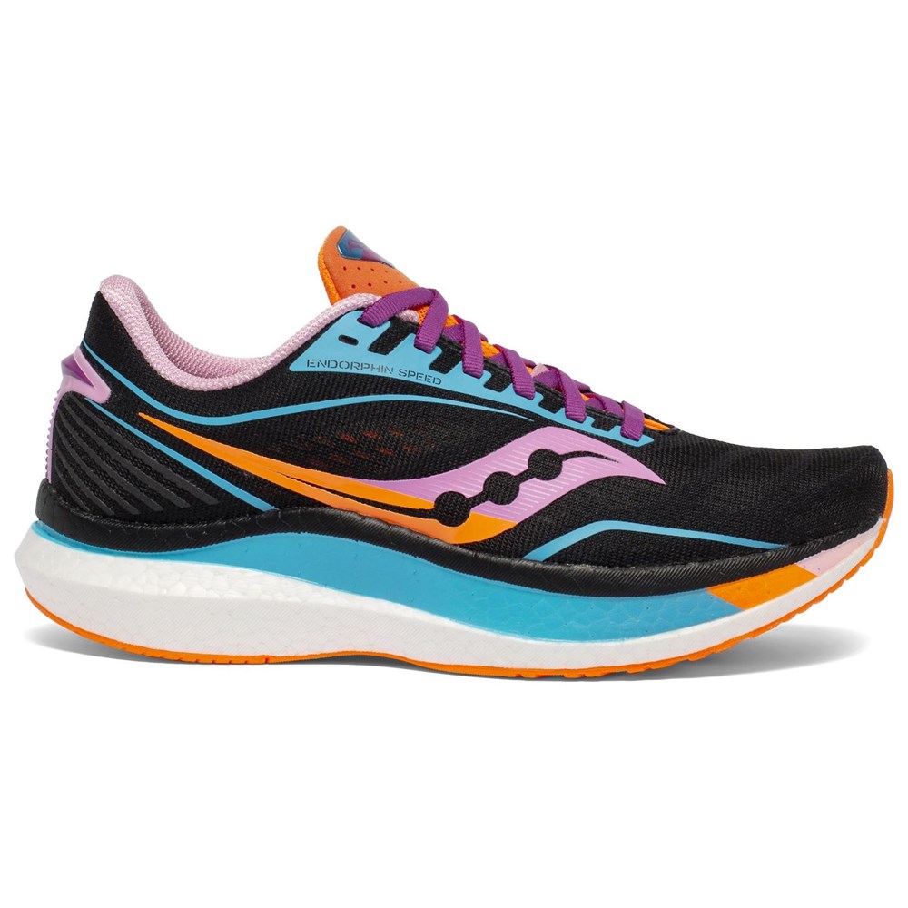 фото Кроссовки женские saucony endorphin черные 7 us