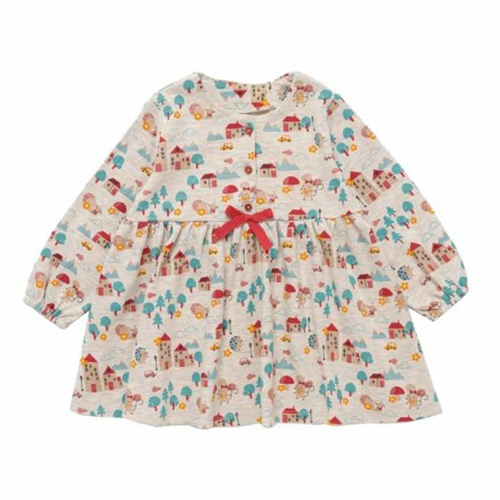 Платье для девочки Artie бежевый меланж размер 80