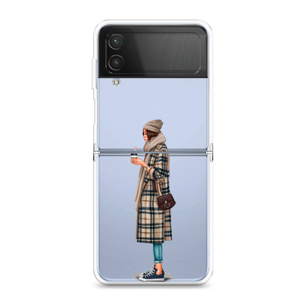

Чехол на Samsung Galaxy Z Flip 4 "Утренний кофе", Коричневый;бежевый, 2106650-6