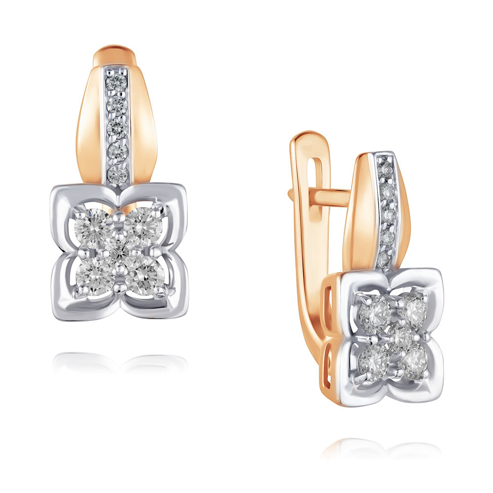 

Серьги из золота ADAMAS 24041994/01-А50Д-41, бриллиант, 24041994/01-А50Д-41