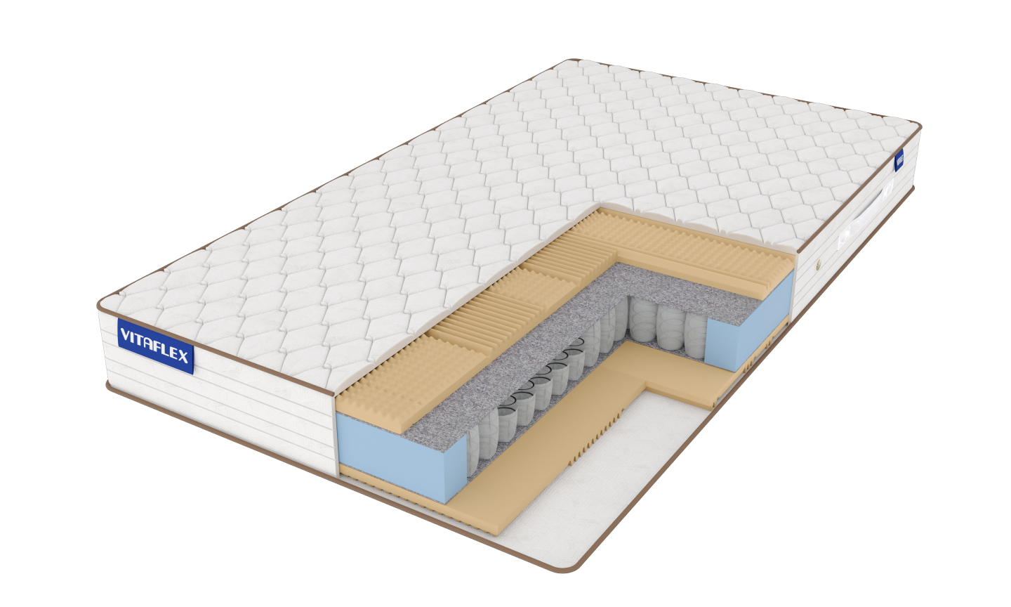 

Матрас Vitaflex Easy Relax S500 90х195, Белый, Easy Relax S500