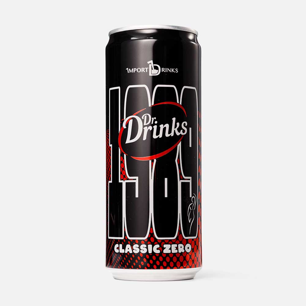 

Напиток Dr. Drinks Zero Sugar безалкогольный, сильногазированный, 330 мл