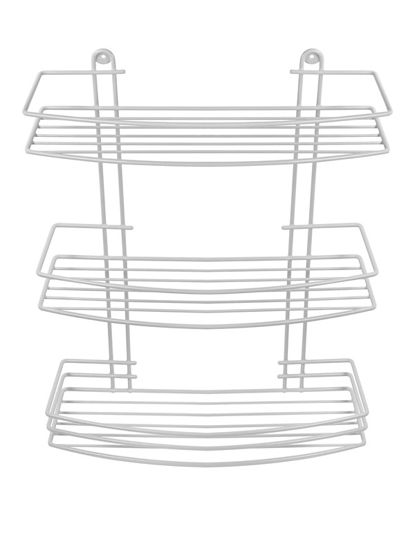 

Полка настенная 3-х ярусная Goriny (47*35*13см) белый G47WP