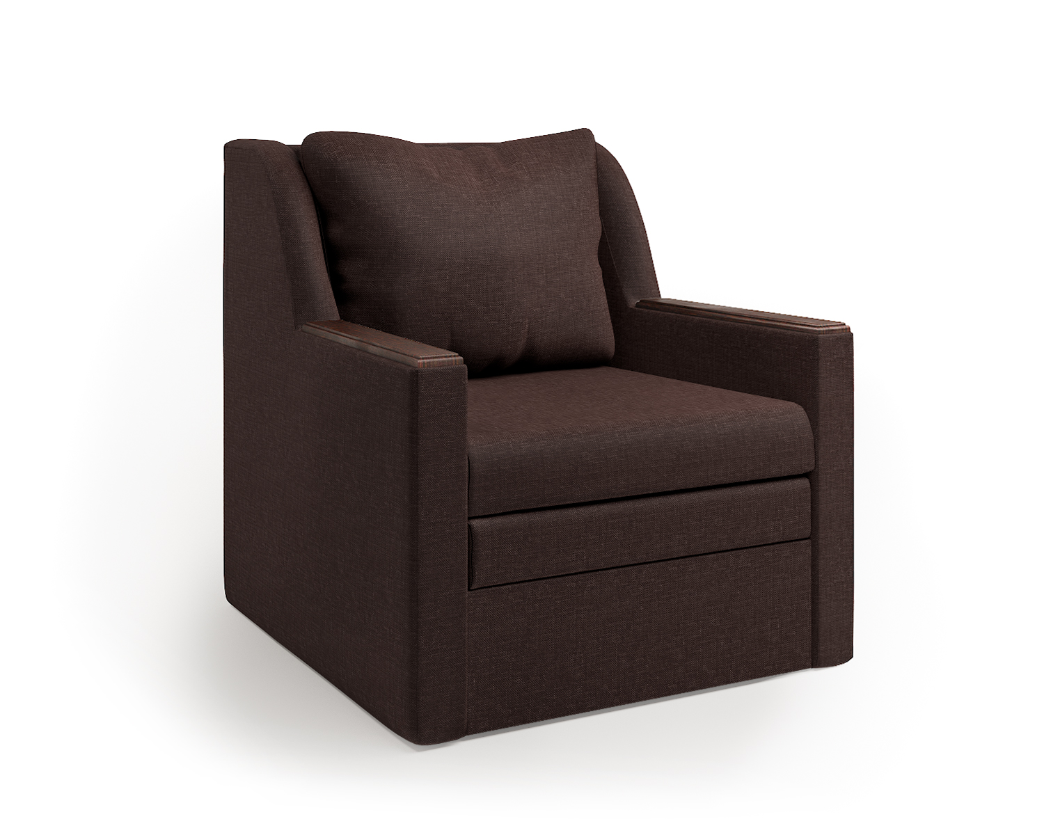 фото Кресло-кровать шарм-дизайн соло 1006031, шоколад/коричневый