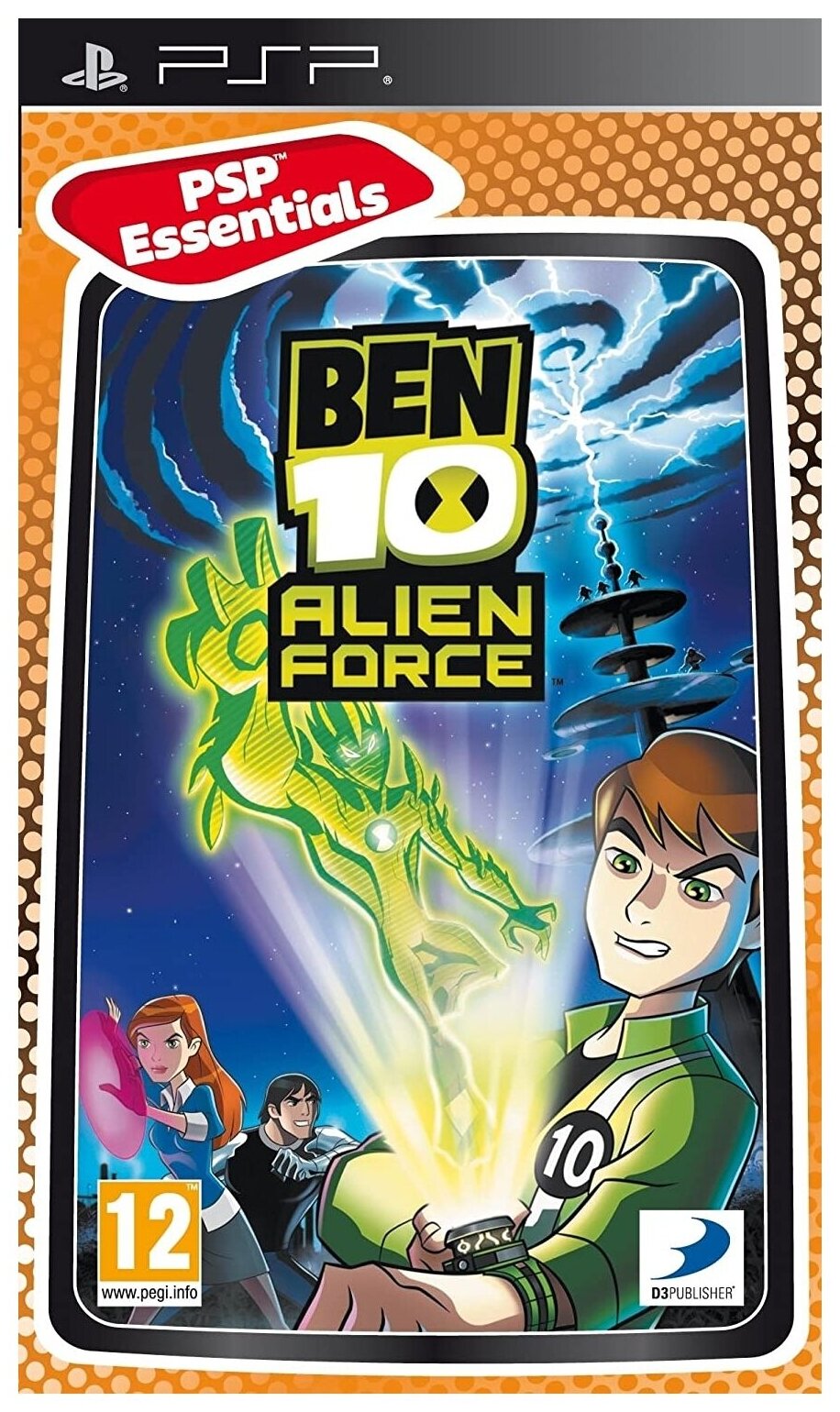 Игра Ben 10: Alien Force ess для PSP