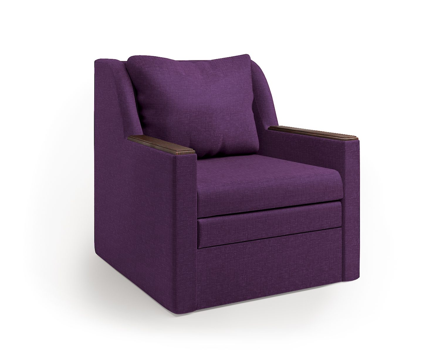 фото Кресло-кровать шарм-дизайн соло 1006033, фиолетовый/коричневый