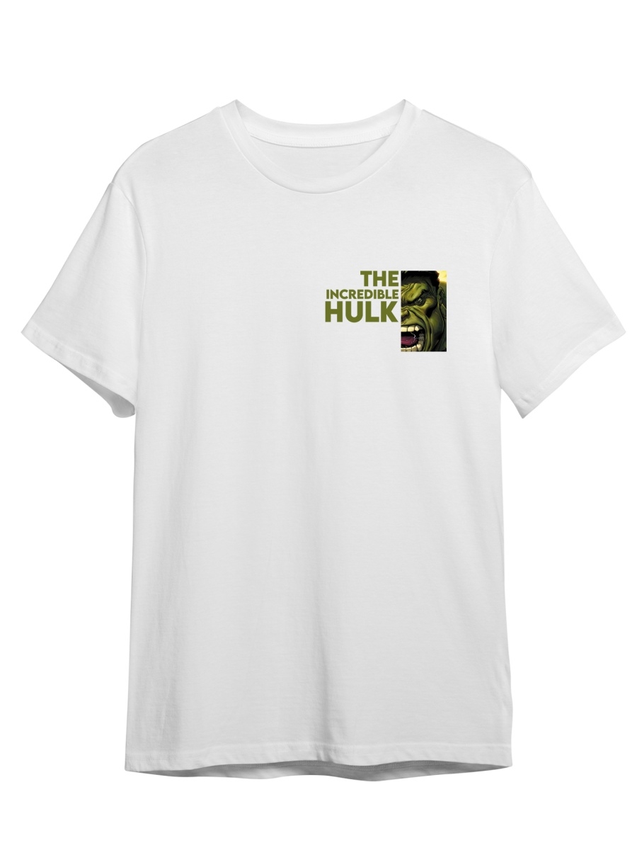 Футболка унисекс СувенирShop Hulk/Халк/Брюс Бэннер 1 белая XL (50-52)