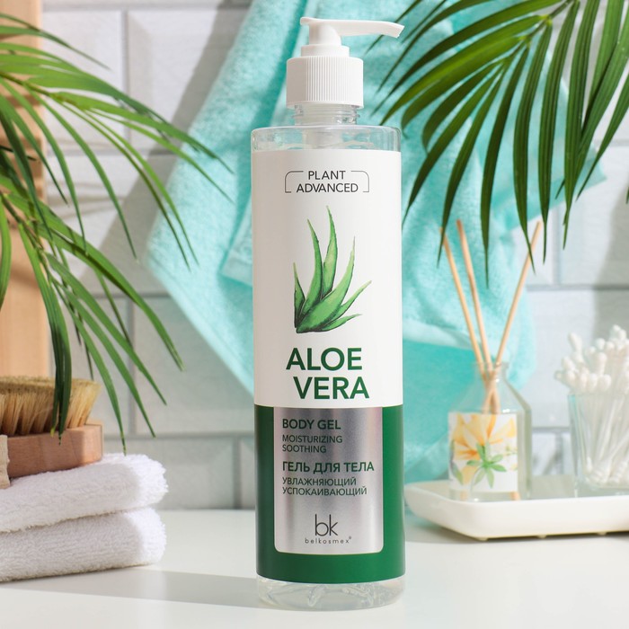 Гель для тела Plant Advanced Aloe Vera увлажняющий, успокаивающий, 490 мл