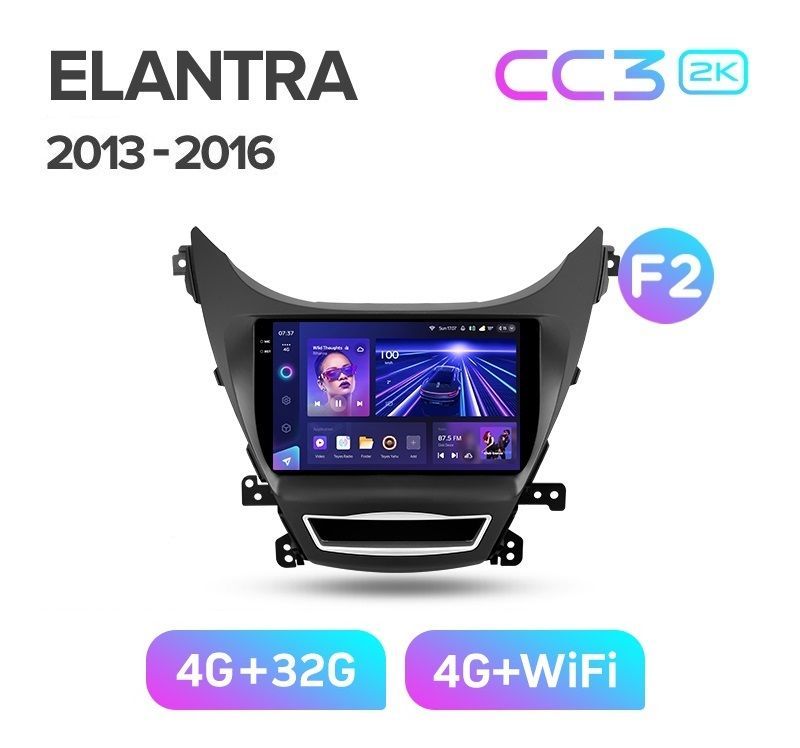 Магнитола TEYES HYUNDAI ELANTRA 2013-2015 г CC3 2K 432 ГБ 3489000₽