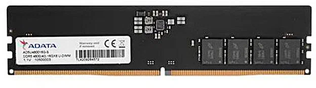 

Оперативная память ADATA (AD5U480016G-S), DDR5 1x16Gb, 4800MHz