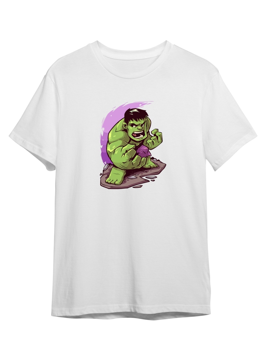 фото Футболка унисекс сувенирshop hulk/халк/брюс бэннер 5 белая 3xl (56-58)