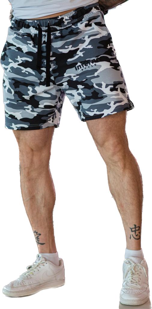 Спортивные шорты мужские INFERNO style Ш-007-001 серые XL