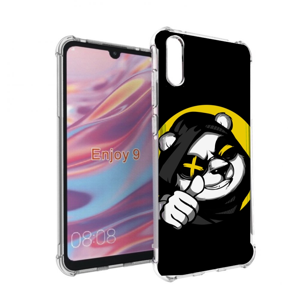 

Чехол бампер MyPads крутая пандочка ок для Huawei Enjoy 9, Прозрачный, Tocco