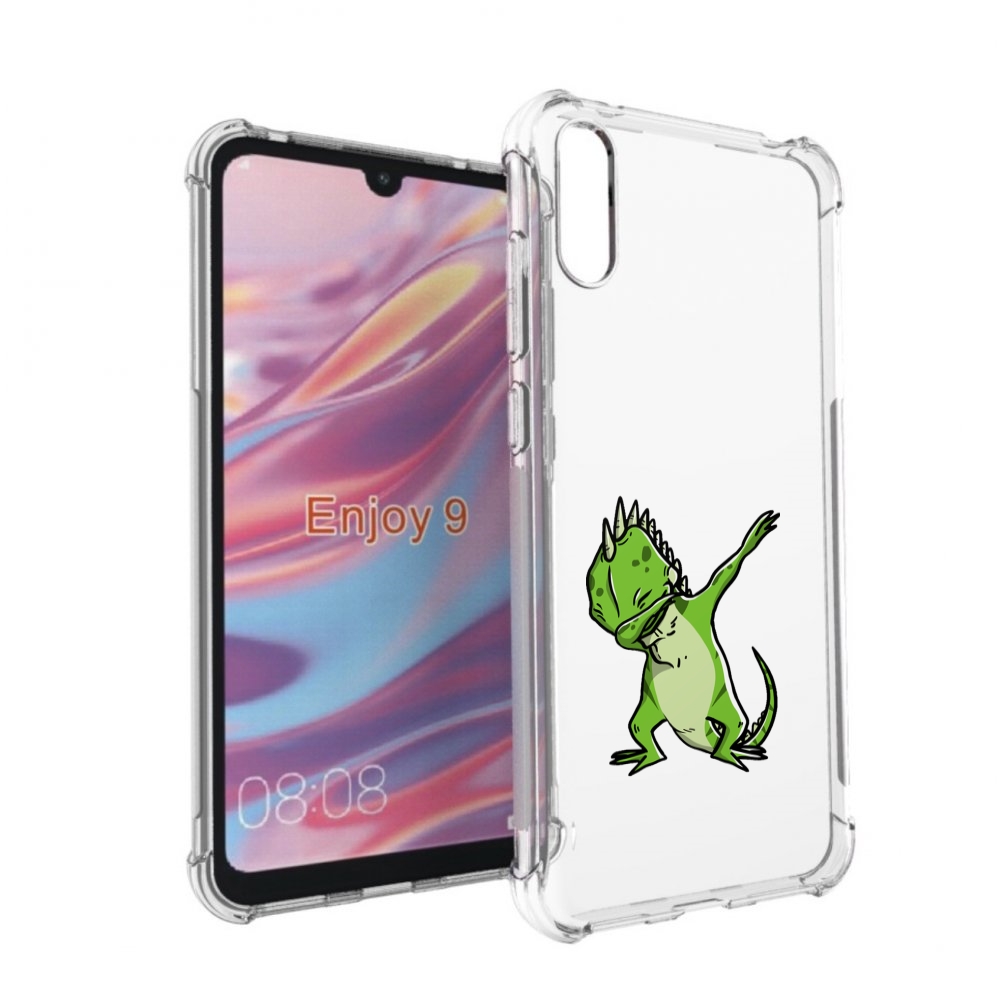 

Чехол бампер MyPads крутая-ящерица для Huawei Enjoy 9, Прозрачный, Tocco