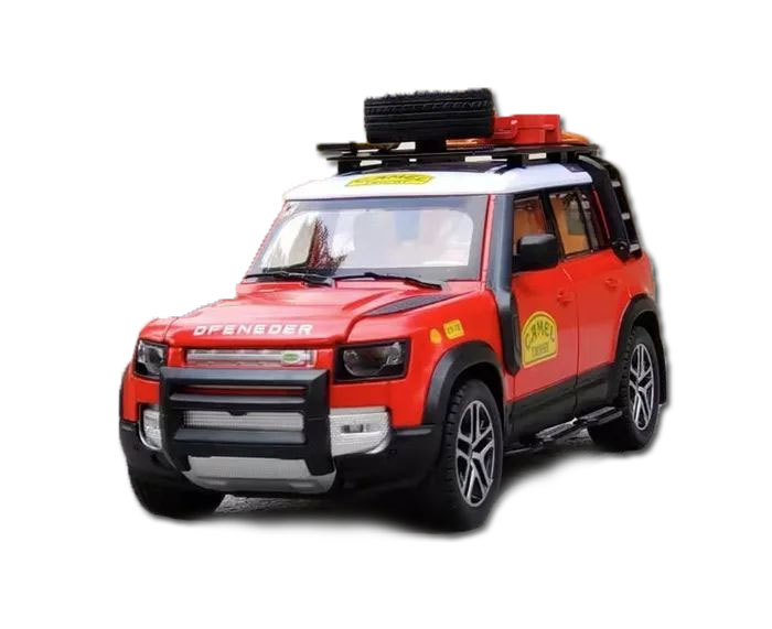 Машинка металлическая Элемент Land Rover Defender 1:24 red bruder внедорожник land rover defender с прицепом коневозкой и лошадью