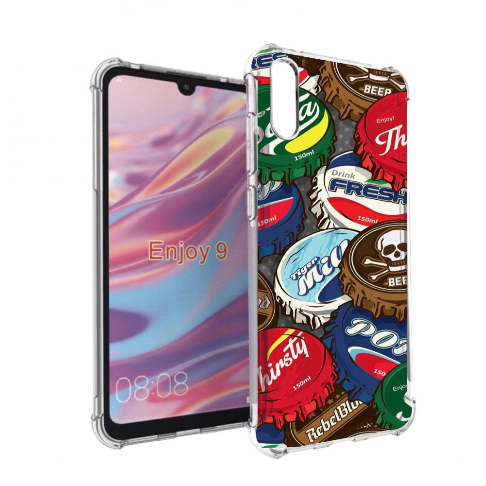 Чехол бампер MyPads крышки от баночек для Huawei Enjoy 9