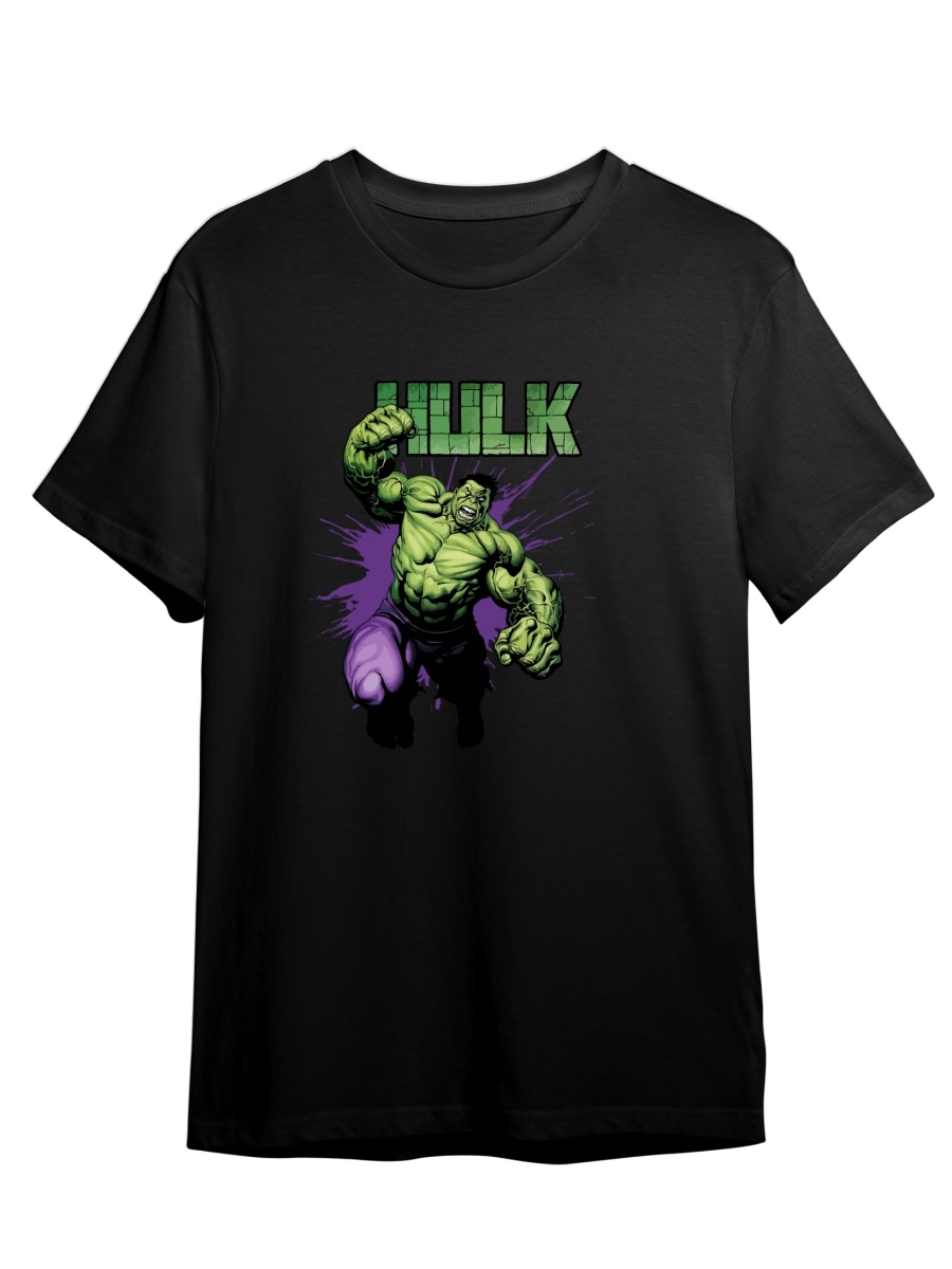 Футболка унисекс СувенирShop Hulk/Халк/Брюс Бэннер 7 черная S (44-46)